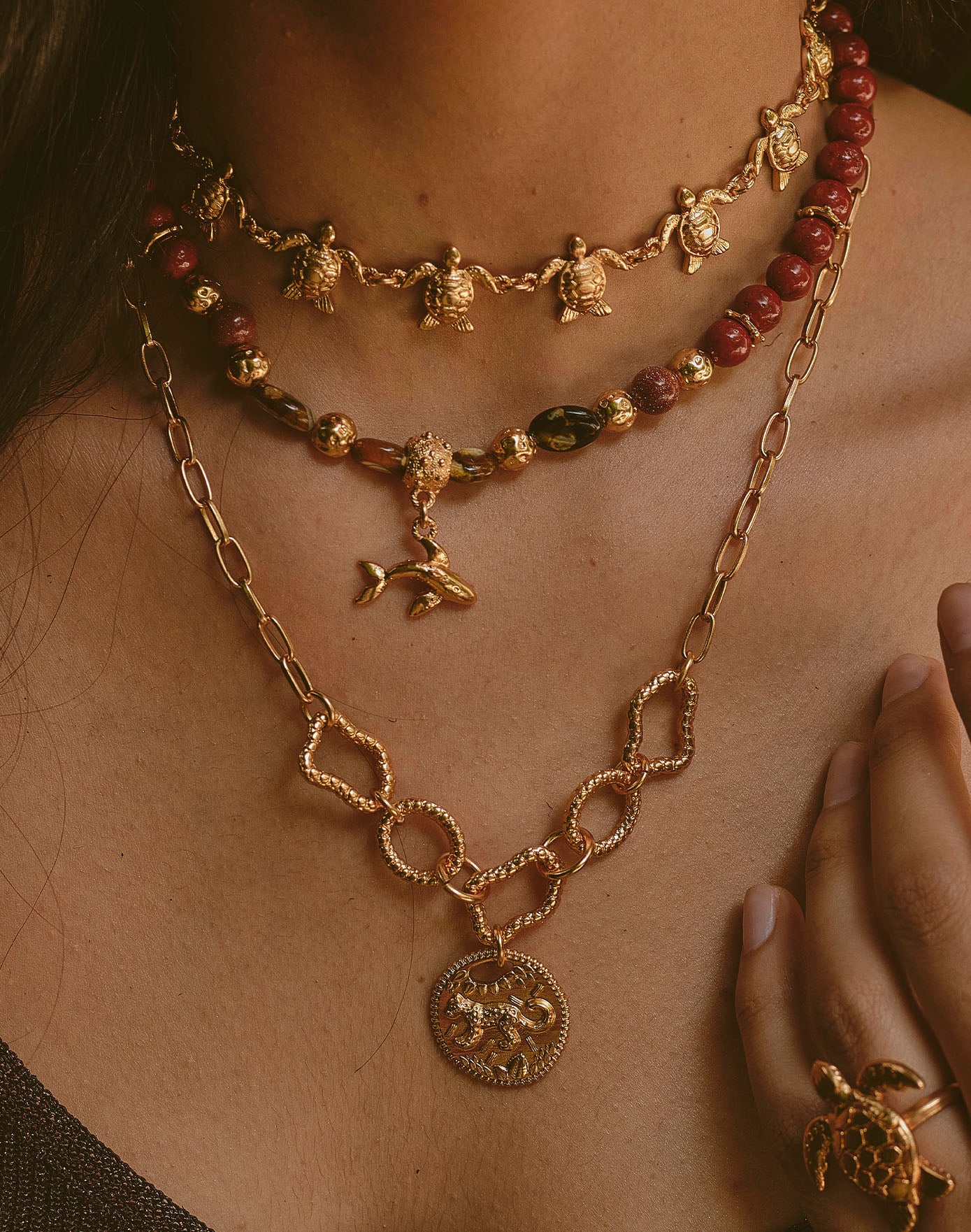 Set de 3 Collares Arena