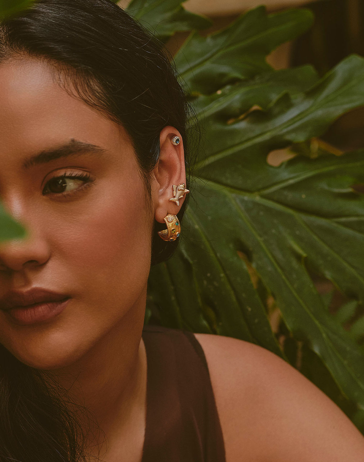 Set de 3 Aretes Raíces
