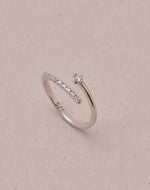 Anillo en Plata 925 Twist Crystal
