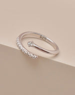 Anillo en Plata 925 Twist Crystal