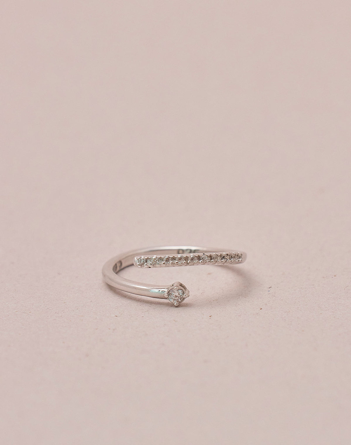 Anillo en Plata 925 Twist Crystal