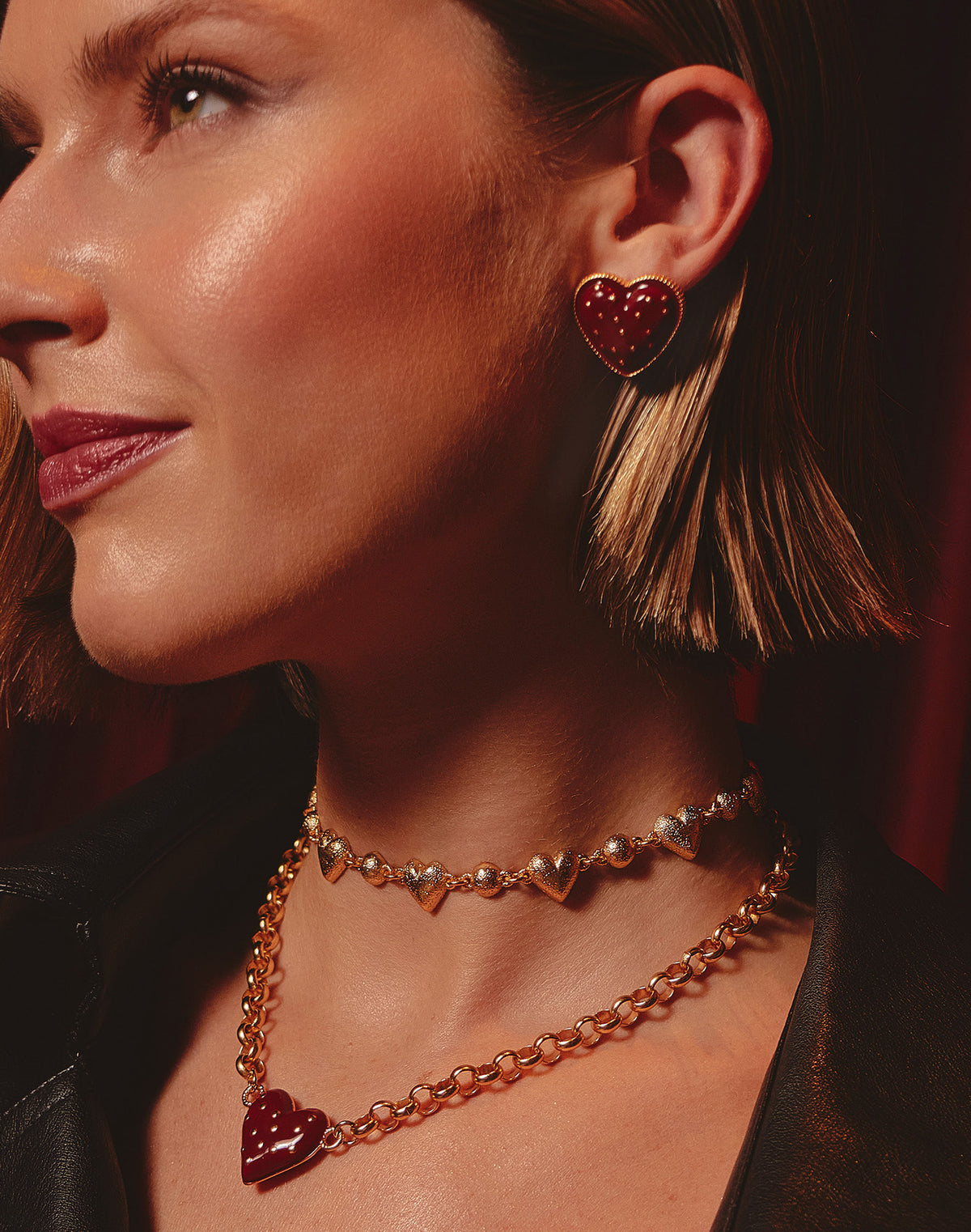 Aretes Corazones