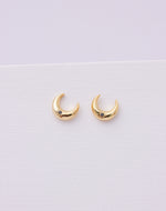 Aretes Luna con Cristales
