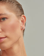 Aretes Mini Abeja Navy