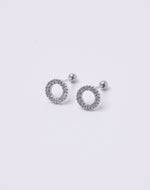 Aretes en Plata 925 Aro Clear