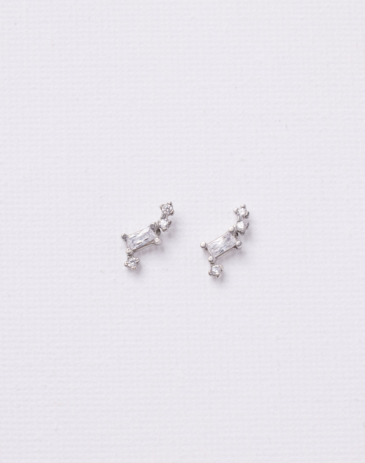 Aretes en Plata 925 Constelación Clear