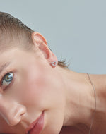 Aretes en Plata 925 Corazón Clear