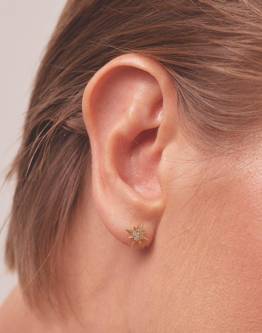 Aretes en Plata 925 Destello Clear