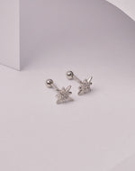 Aretes en Plata 925 Destello Clear