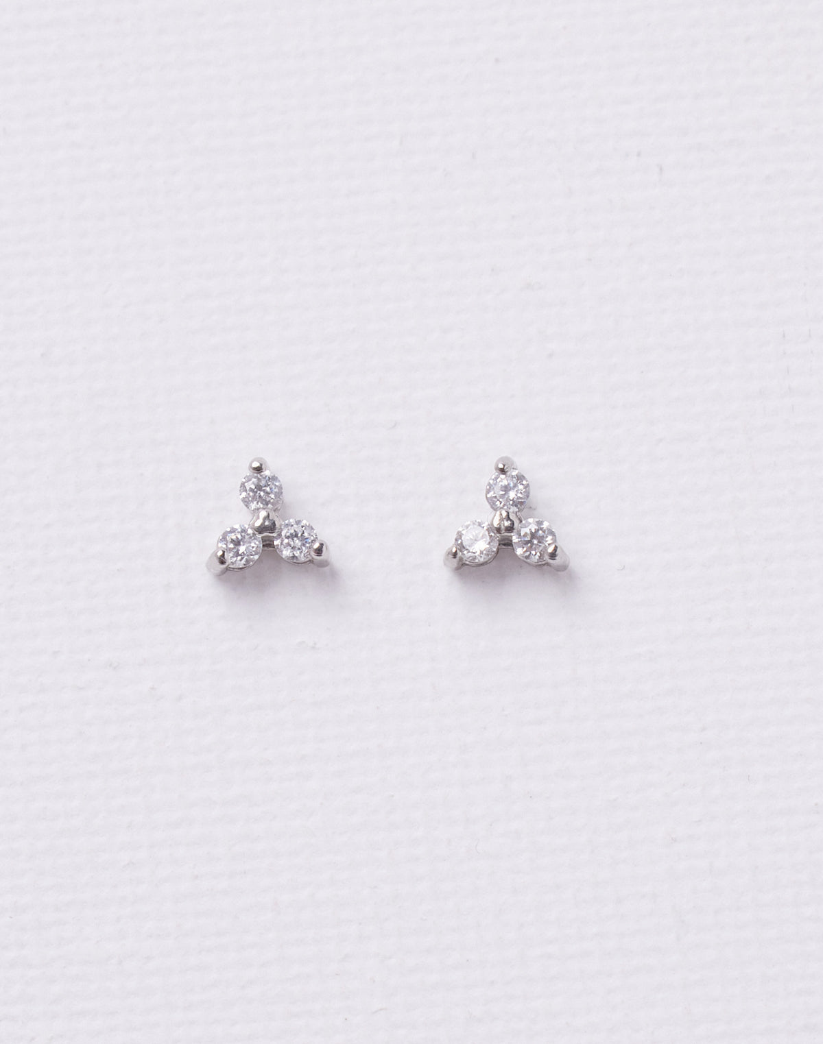 Aretes en Plata 925 Triada Clear