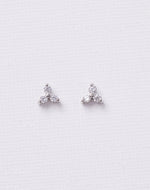 Aretes en Plata 925 Triada Clear