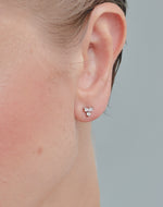 Aretes en Plata 925 Triada Clear
