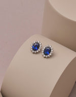 Aretes en Plata 925 Zircón Montana Fancy