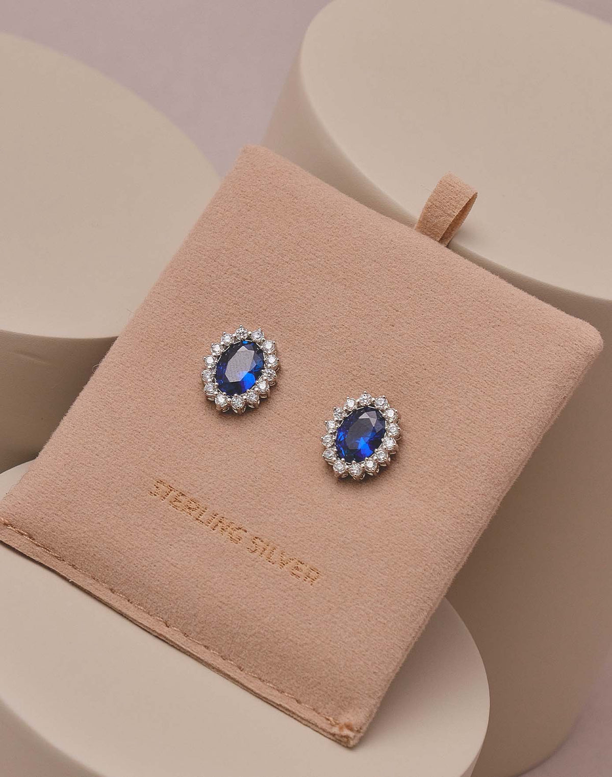 Aretes en Plata 925 Zircón Montana Fancy