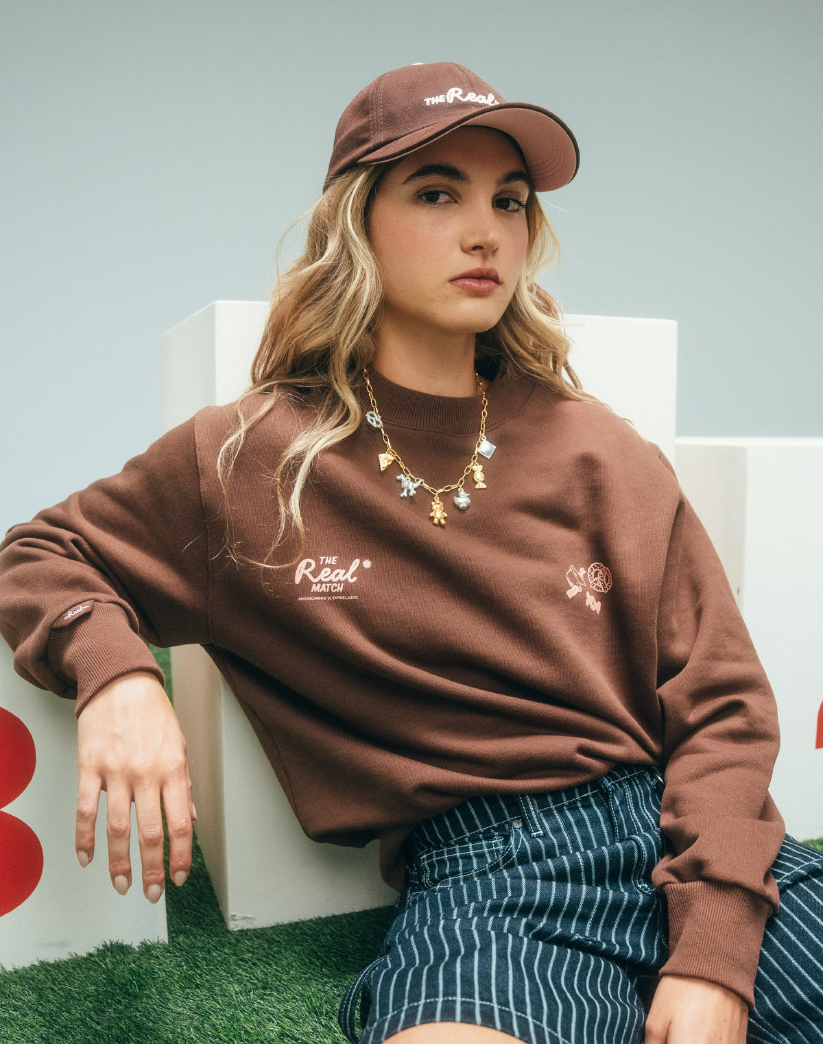 Gorra Americanino x Entrelazos Café