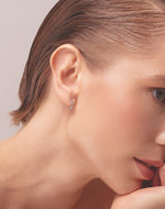 Candongas en Plata 925 Zircón Clear