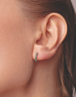 Candongas en Plata 925 Zircón Emerald