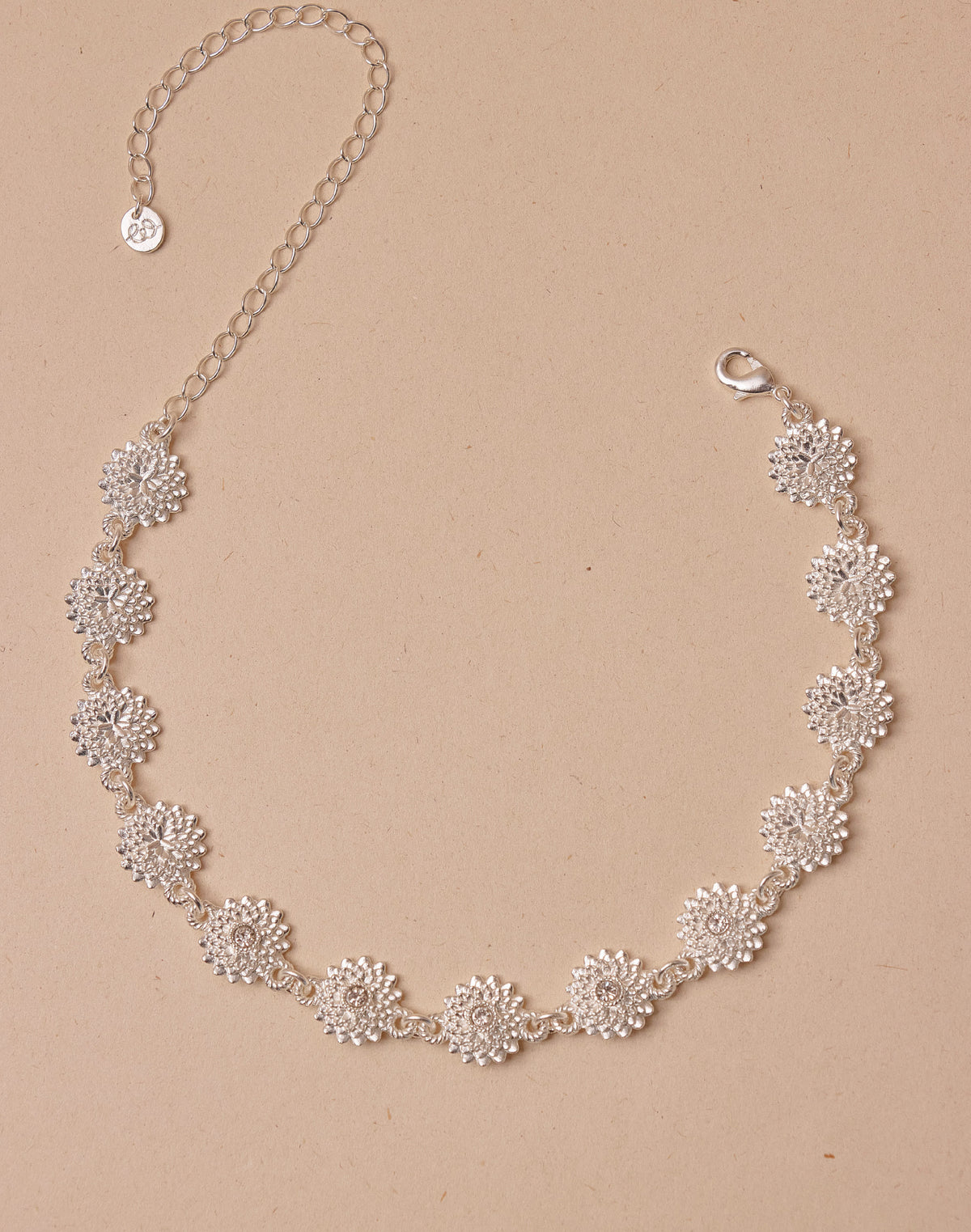 Choker + Aretes Crisantemo