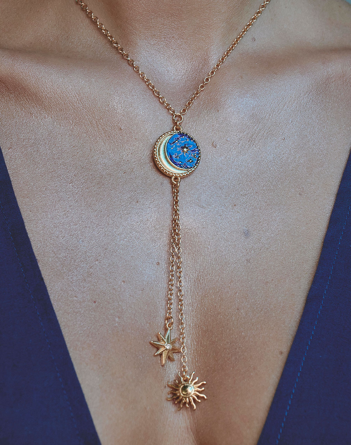 Collar + Aretes Eclipse