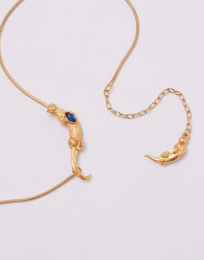 Collar + Aretes Río Vivo