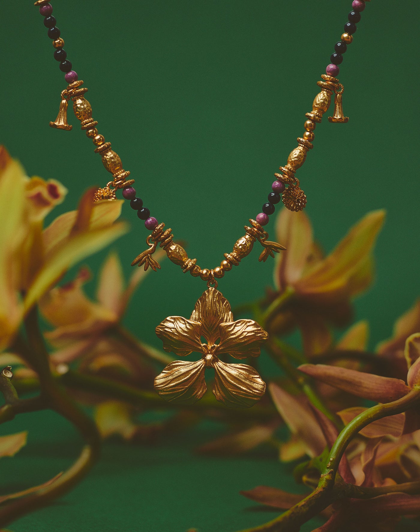 Collar Orquídea