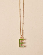 Collar de Letras Musgo
