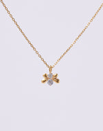 Collar en Plata 925 Abeja Clear