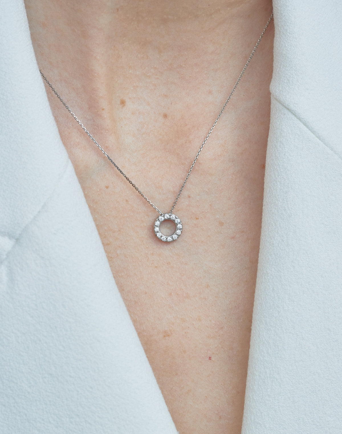 Collar en Plata 925 Aro Clear