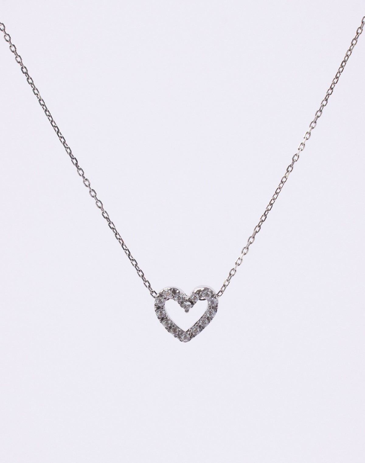 Collar en Plata 925 Corazón Clear