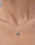 Collar en Plata 925 Zircón Emerald Love