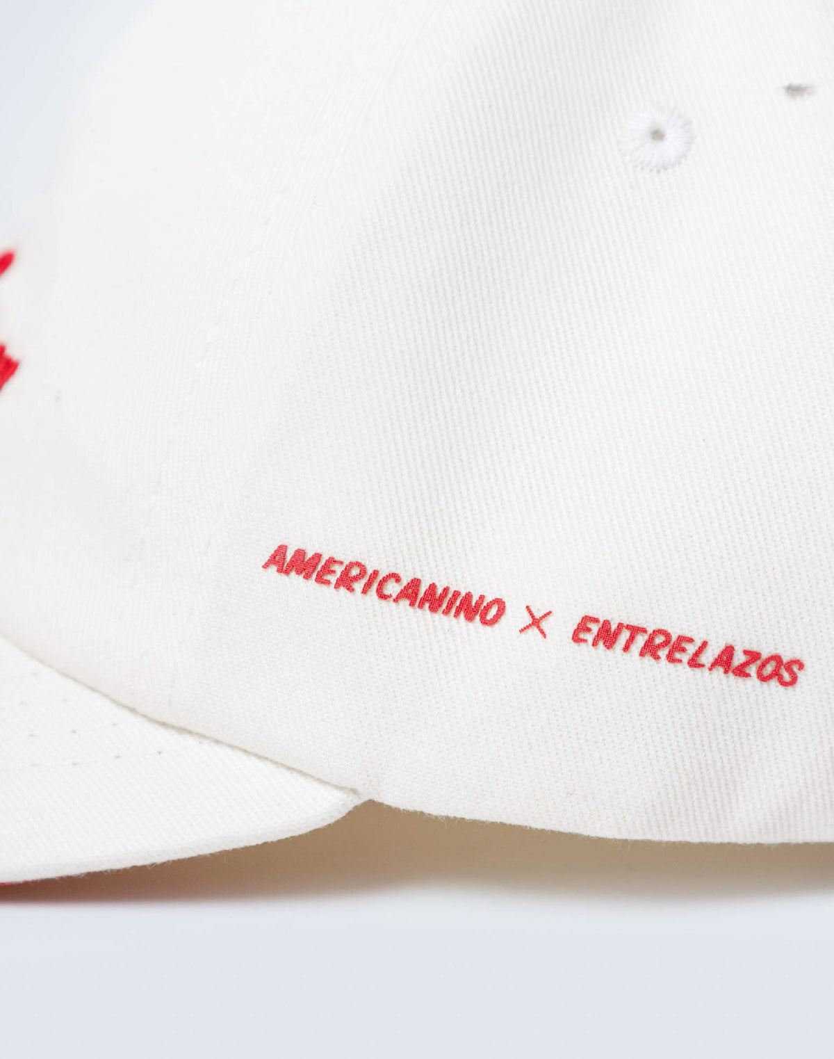 Gorra Americanino x Entrelazos Crudo