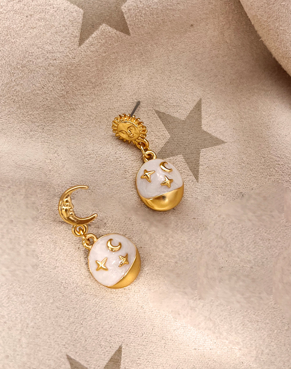 Pendientes Sol y Luna Artemisa