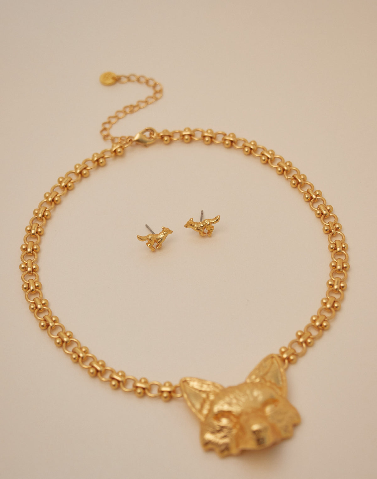 Maxi Collar + Aretes Índigo