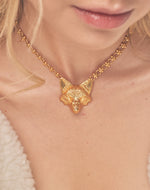 Maxi Collar + Aretes Índigo