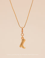 Mini Charm Bota Texana