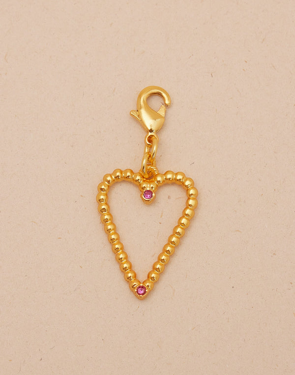 Mini Charm Corazón Entorchado
