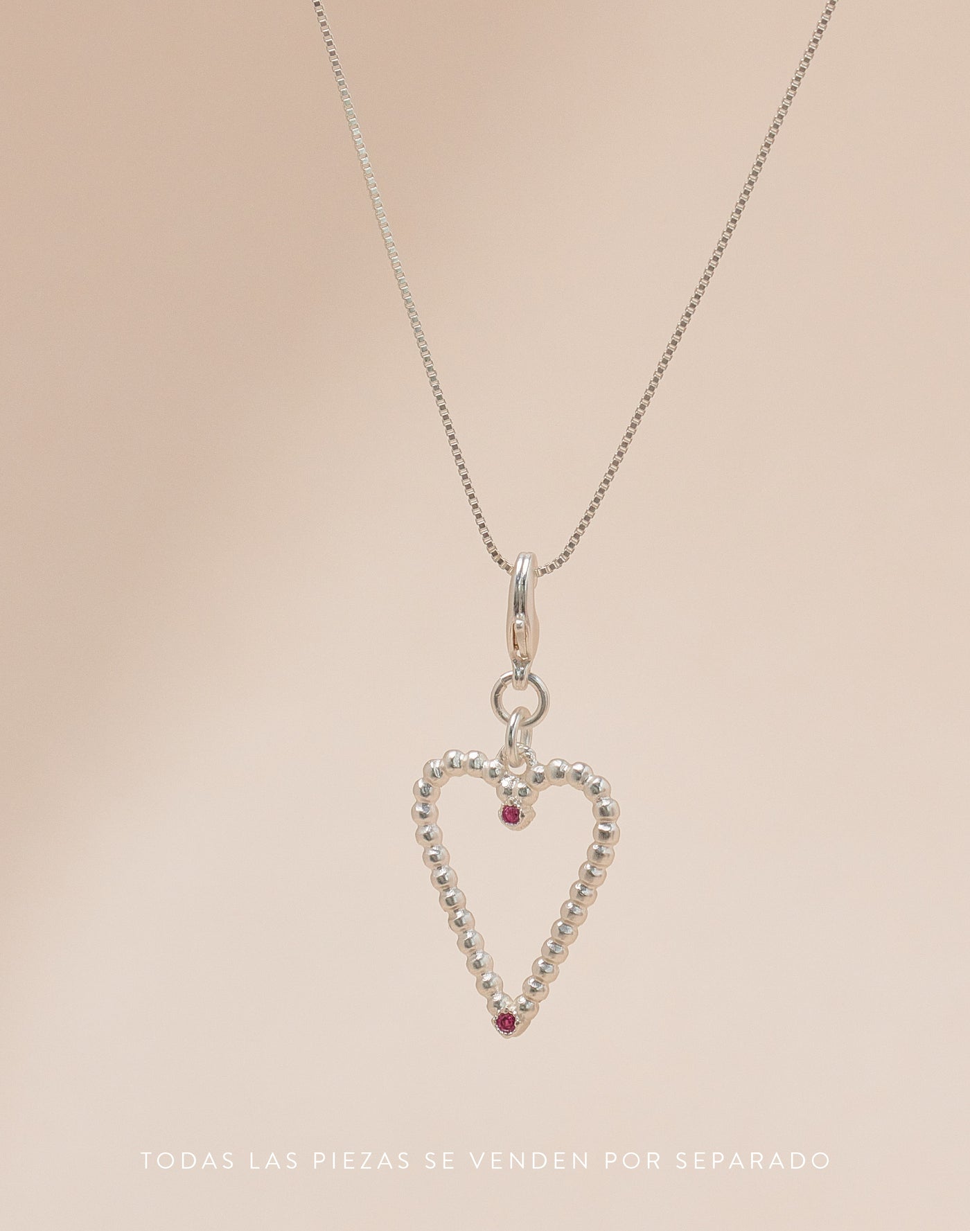 Mini Charm Corazón Entorchado