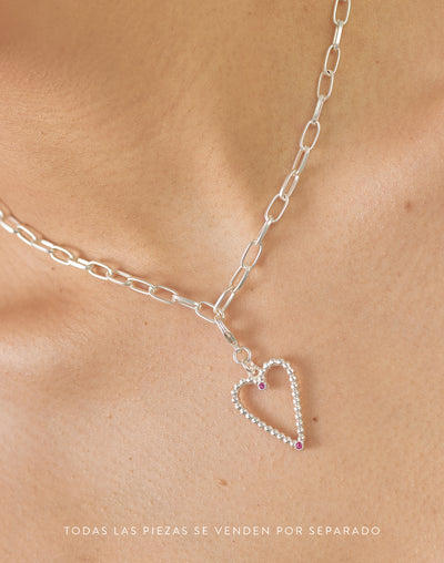Mini Charm Corazón Entorchado
