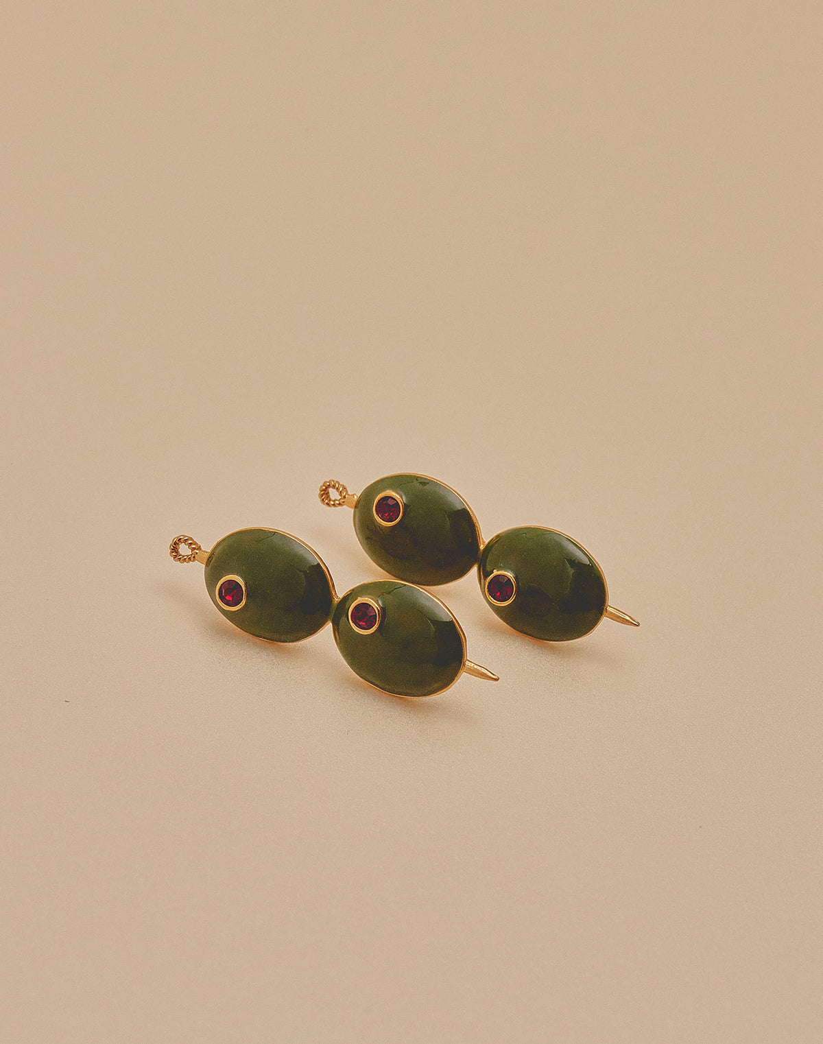 Pendientes Oliva