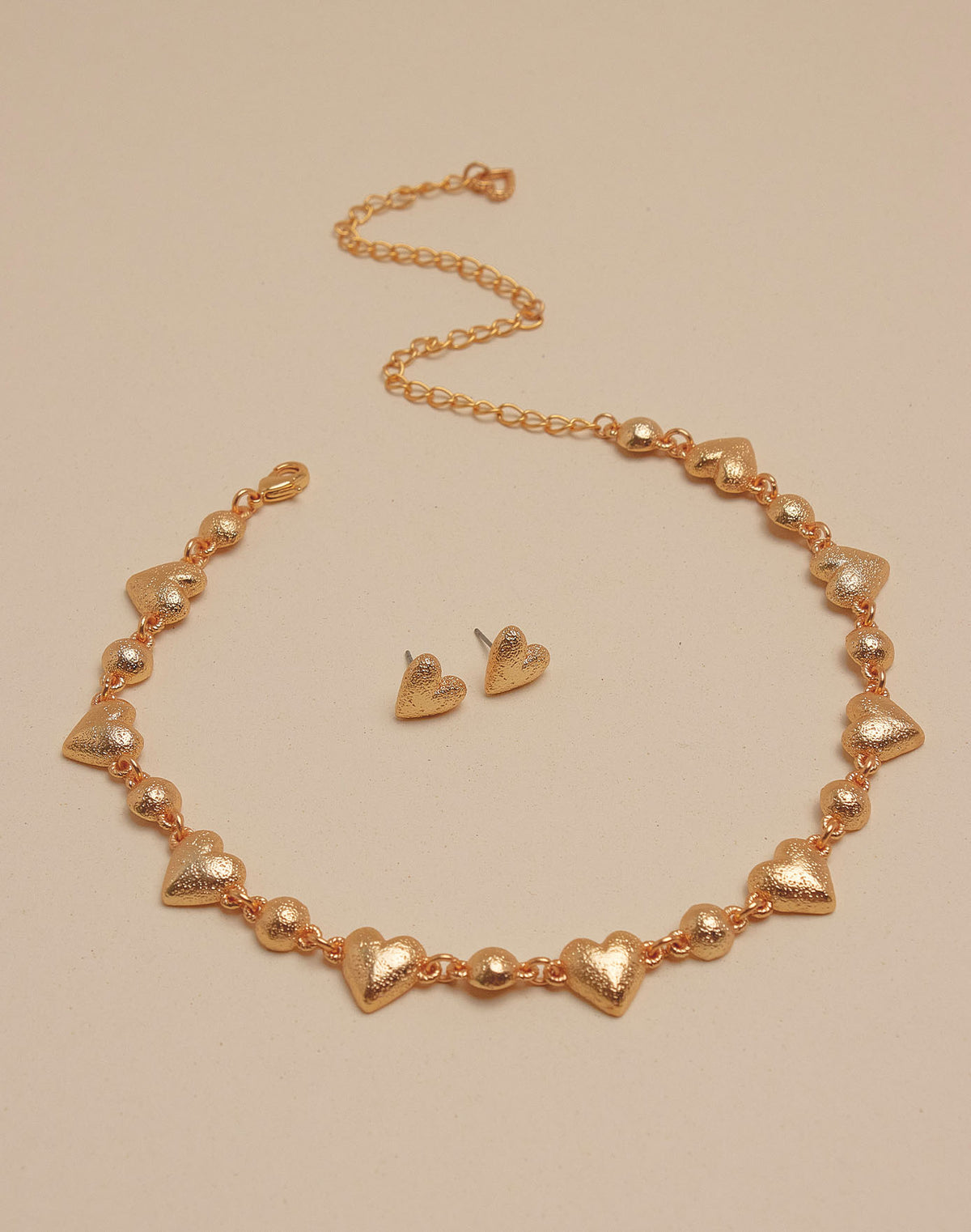 Set Choker + Aretes Latidos