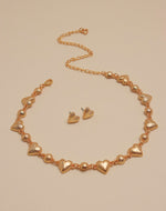 Set Choker + Aretes Latidos