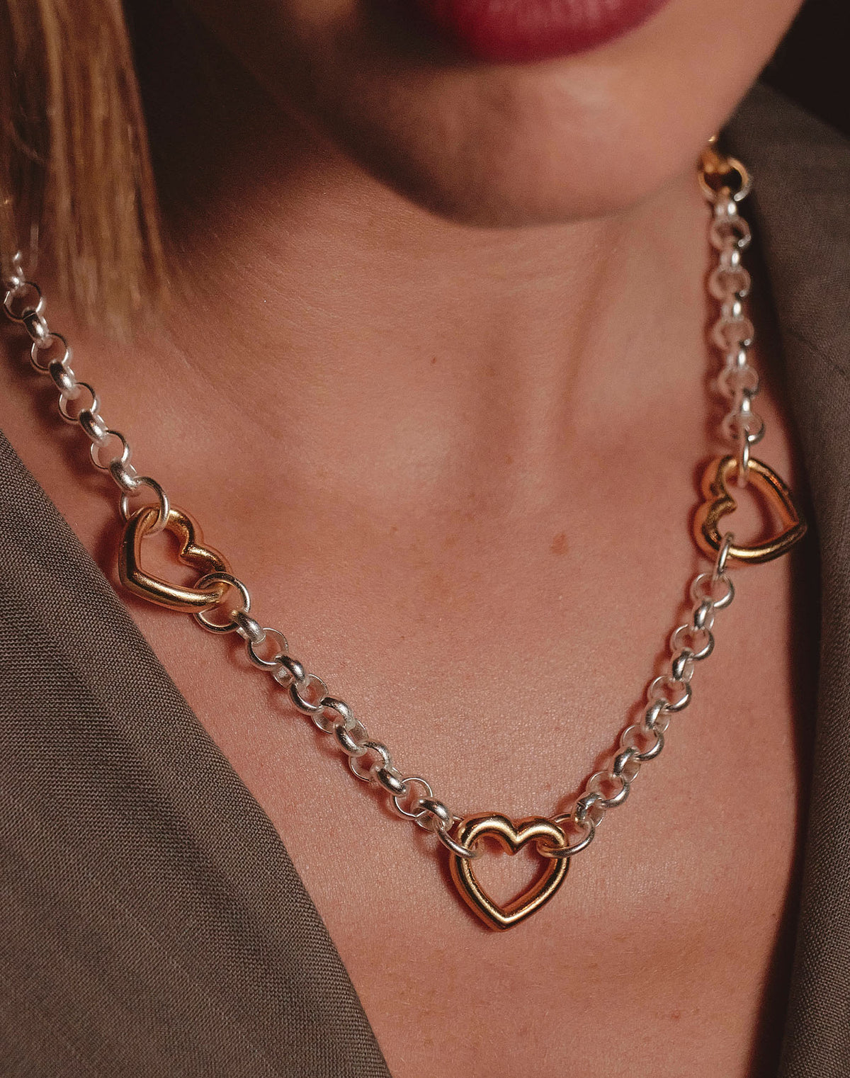 Set Collar + Aretes Connected
