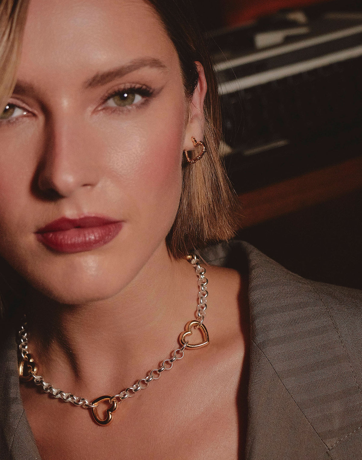 Set Collar + Aretes Connected