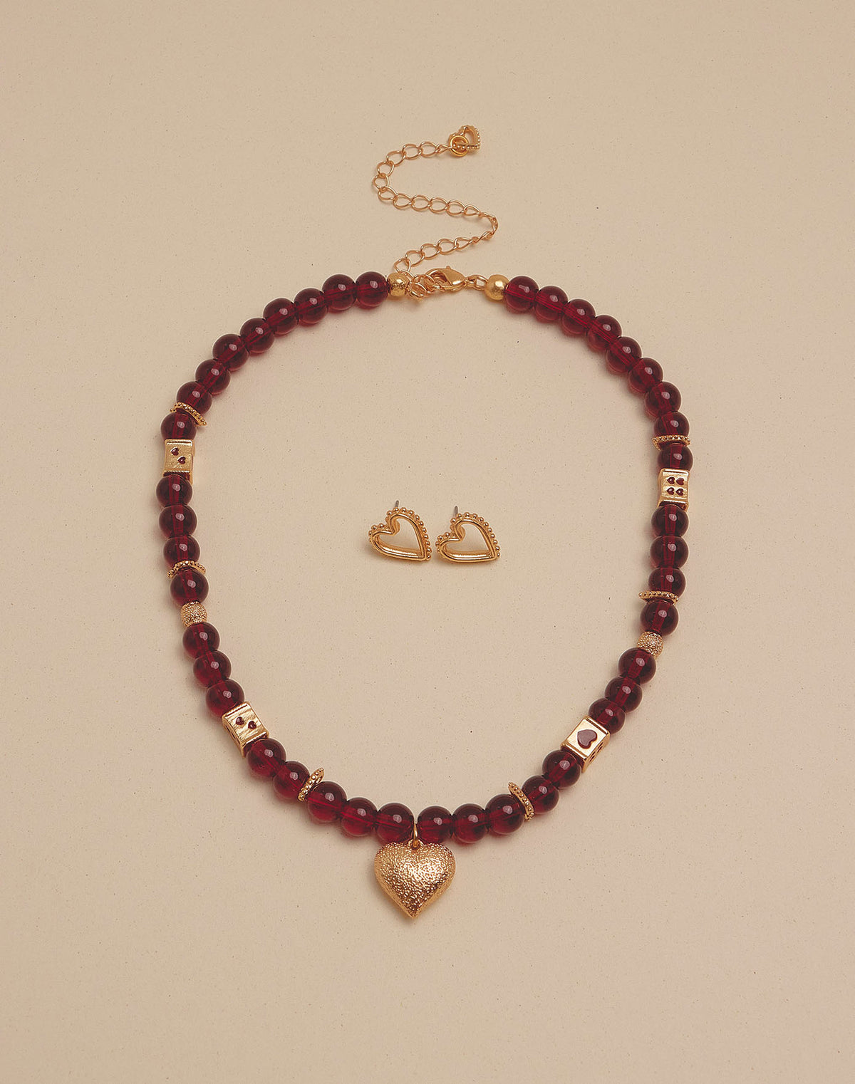 Set Collar + Aretes Love Game