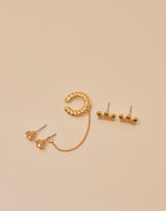 Set de 2 Aretes + Earcuff Silecia