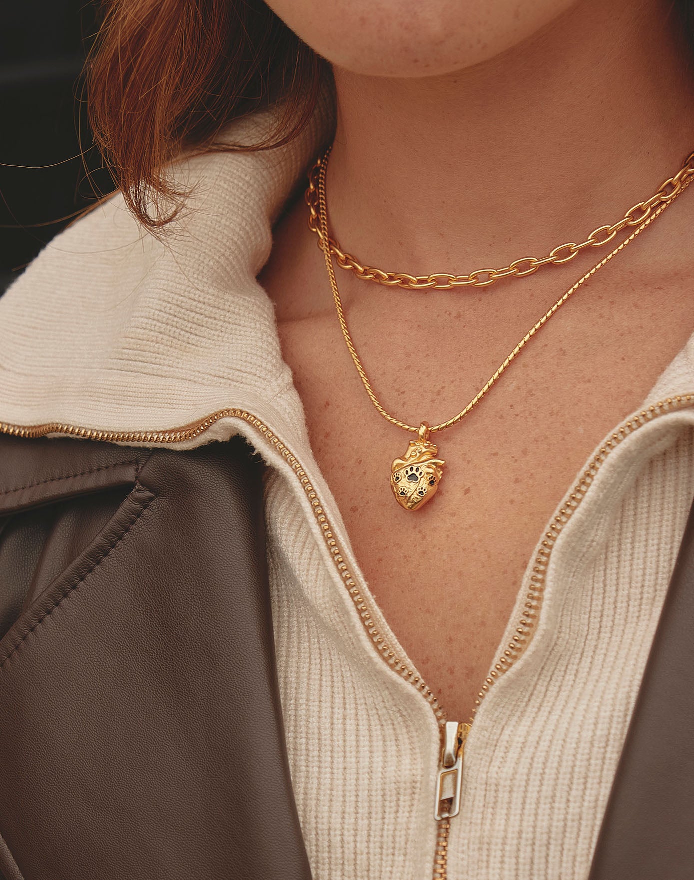 Set de 2 Collares Corazón