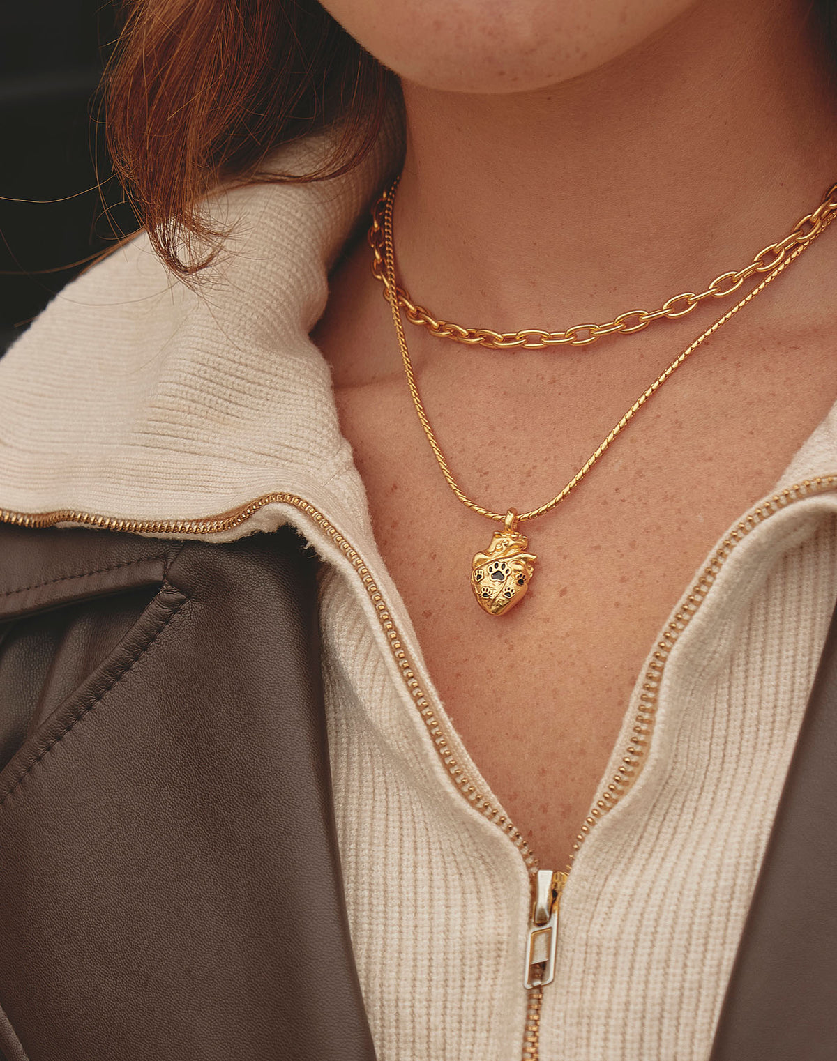 Set de 2 Collares Corazón