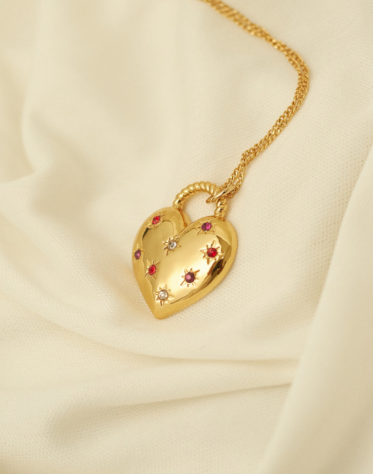 Set de 2 Collares Corazón y Llave