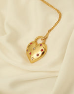 Set de 2 Collares Corazón y Llave