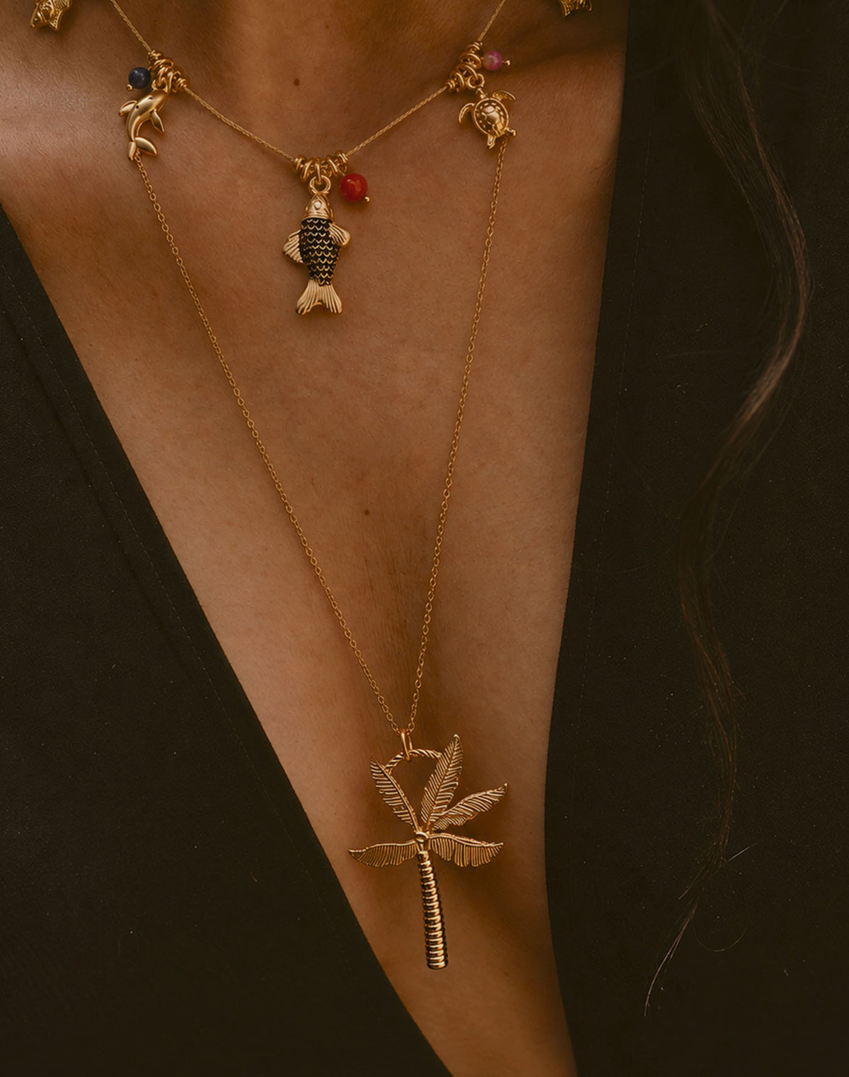 Set de 2 Collares Hora Dorada